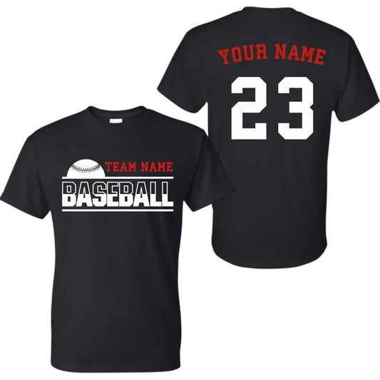 black t-shirt mk