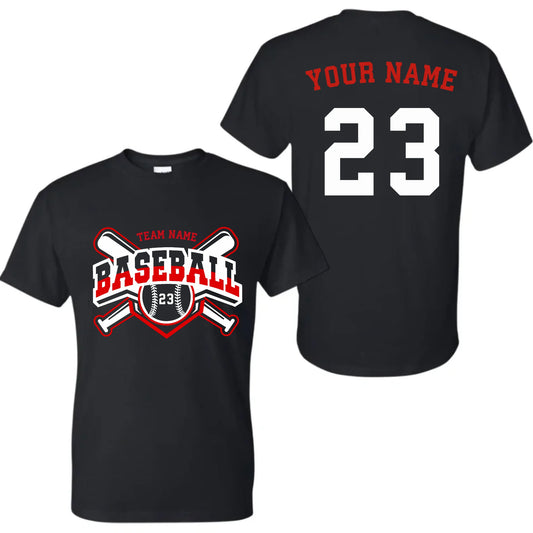 black t-shirt mk
