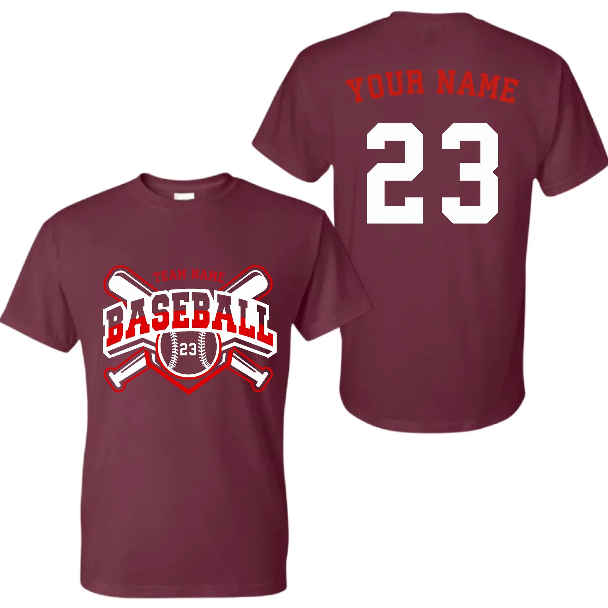 Maroon-mk-t-shirt
