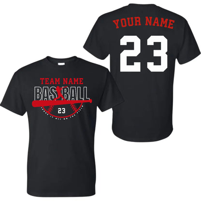 black t-shirt mk