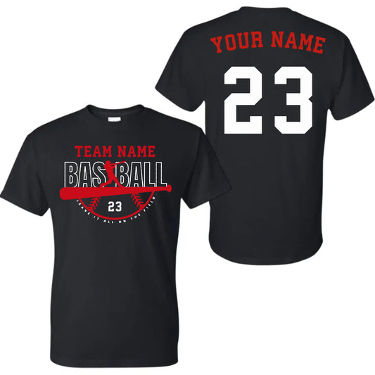 black t-shirt mk