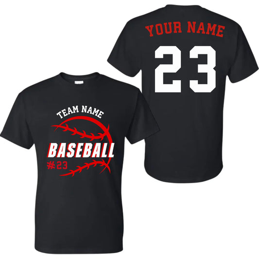 black t-shirt mk