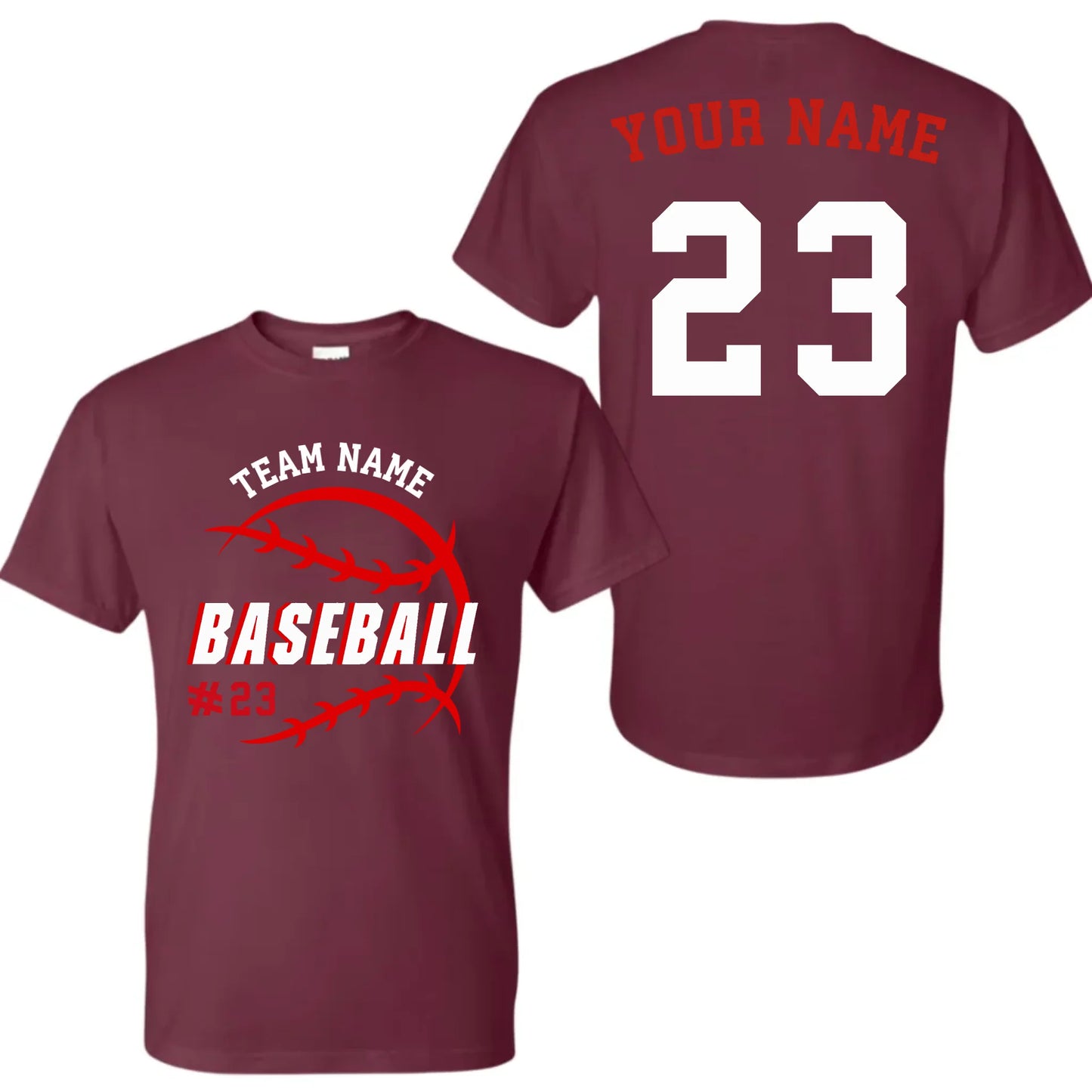 Maroon-mk-t-shirt