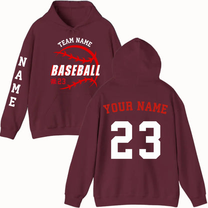 New Hoodie-Maroon