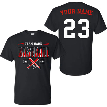 black t-shirt mk