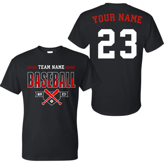 black t-shirt mk