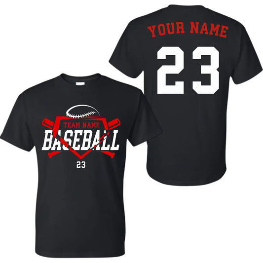 black t-shirt mk