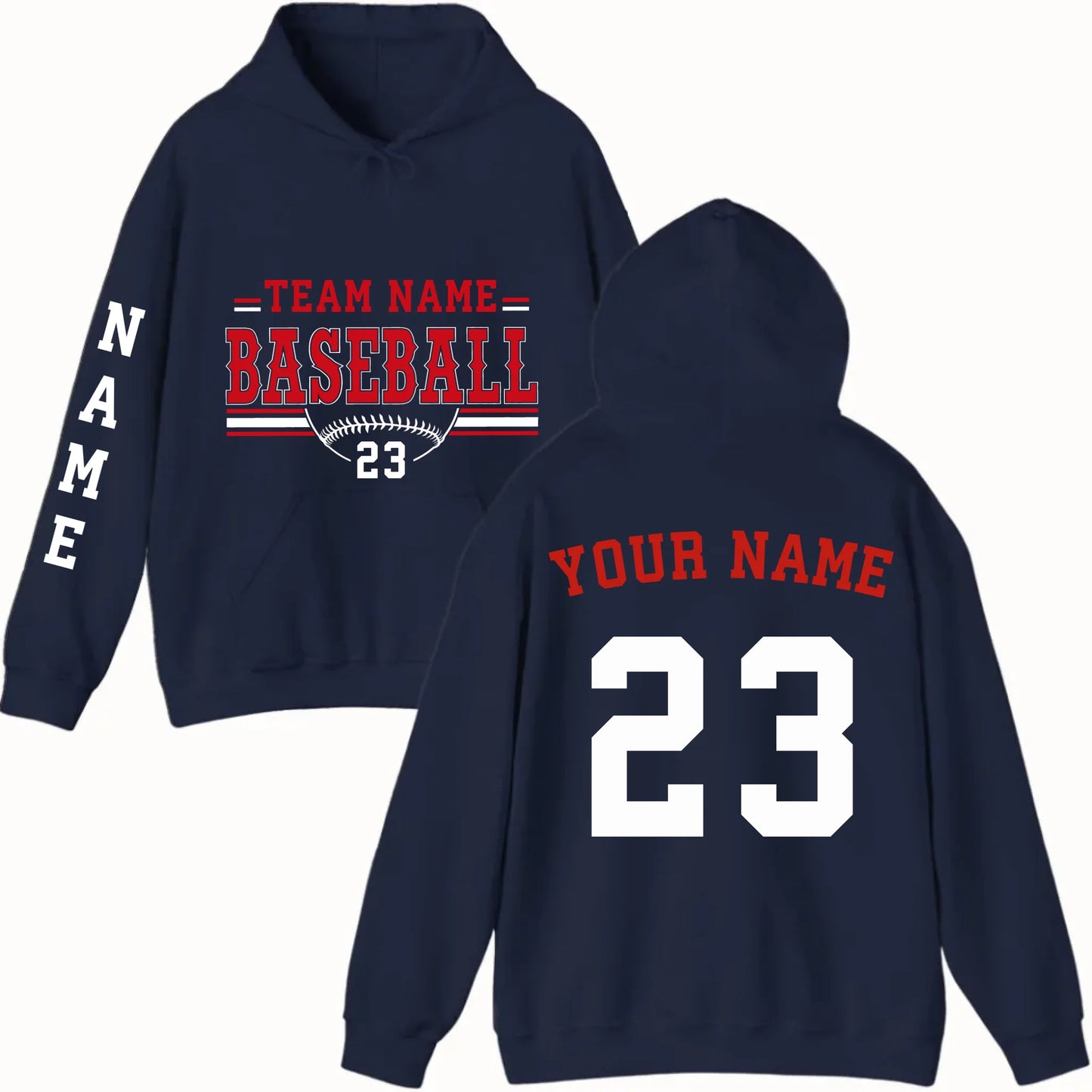New Hoodie-navy