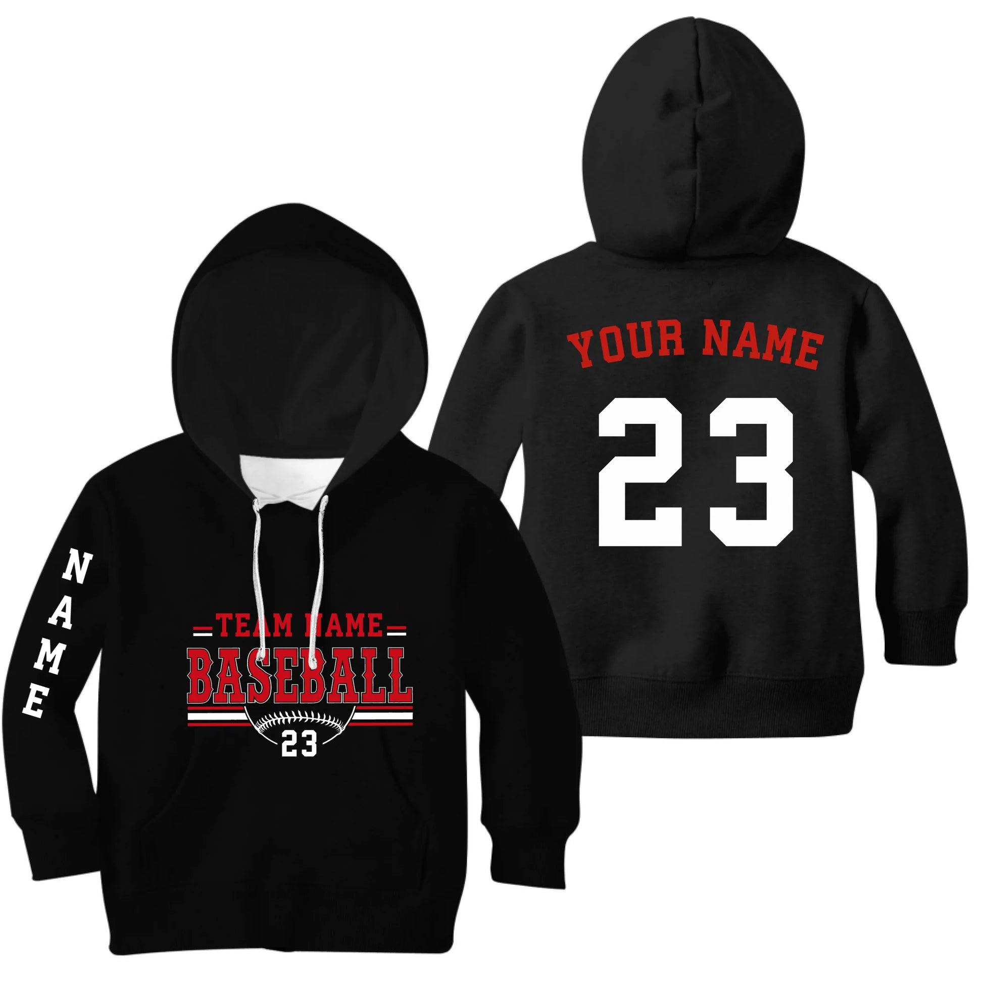 Kids Black Hoodie