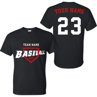 black t-shirt mk