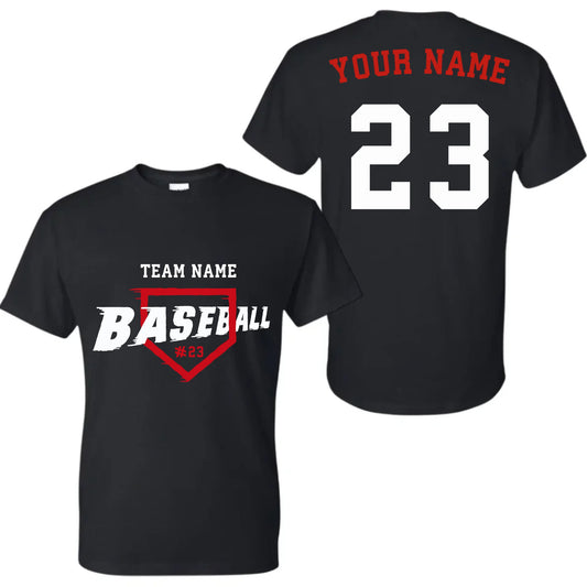 black t-shirt mk