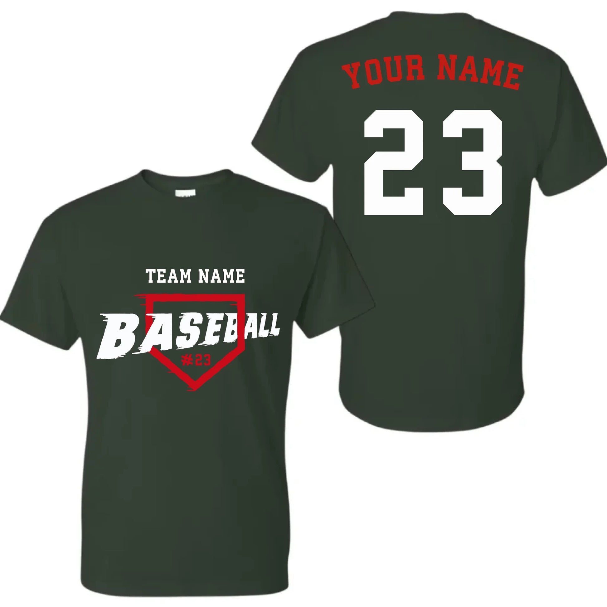 forest green t-shirt mk
