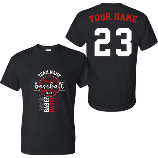 black t-shirt mk