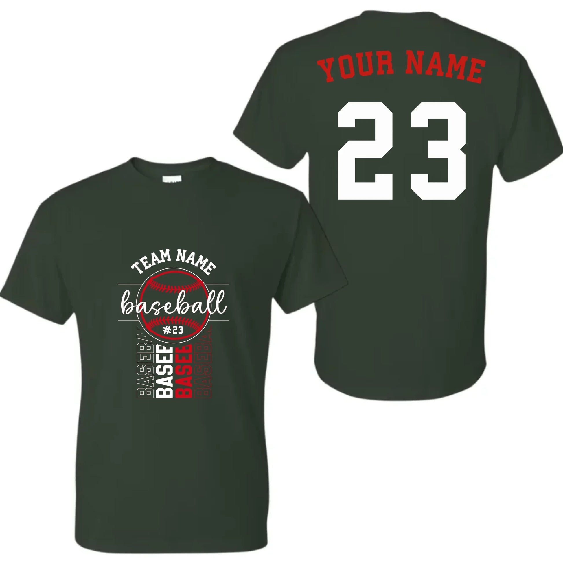 forest green t-shirt mk