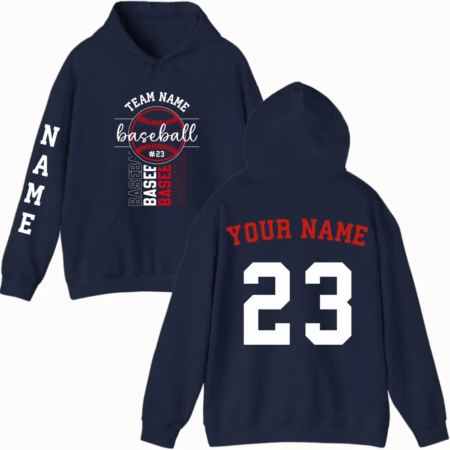 New Hoodie-navy
