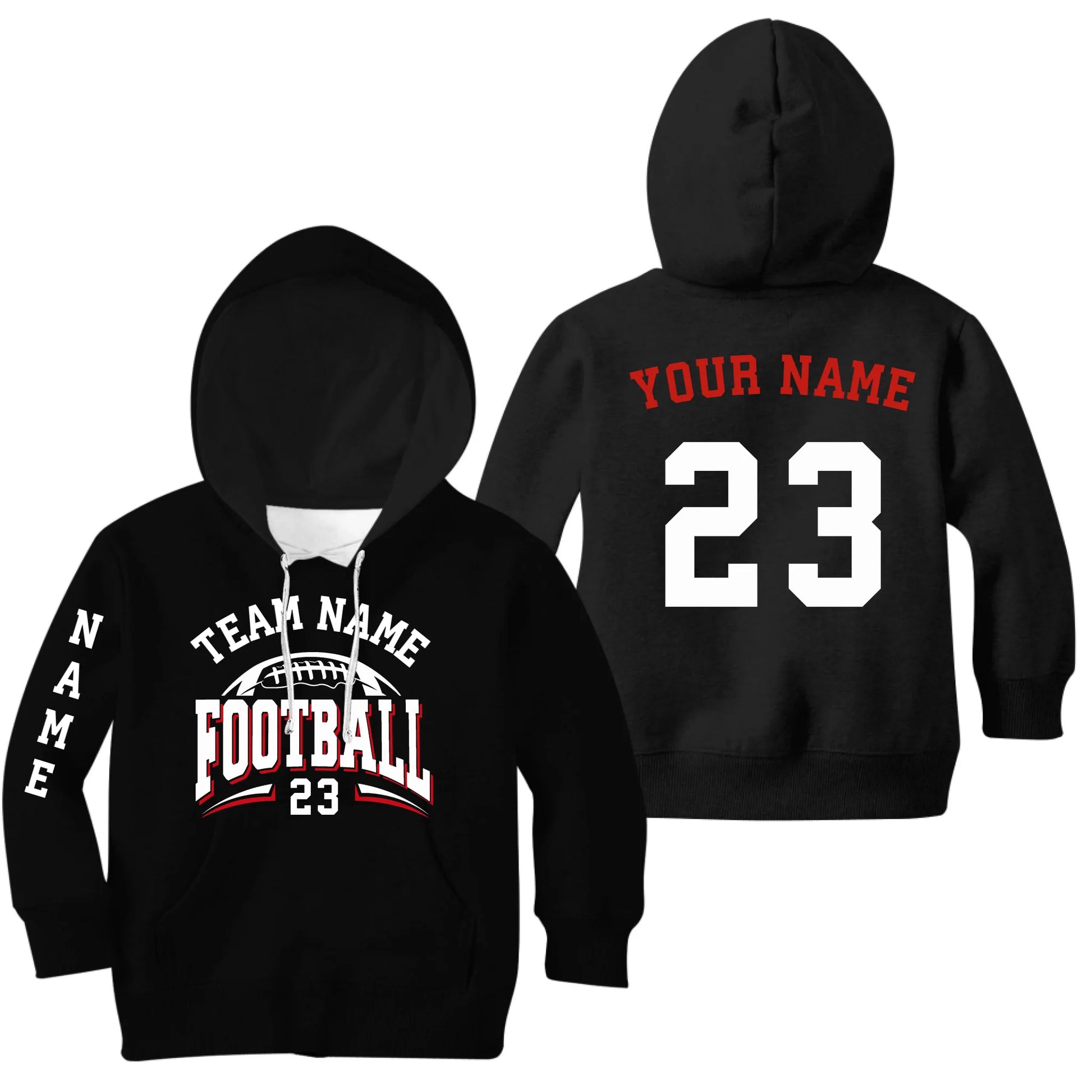 Kids Black Hoodie