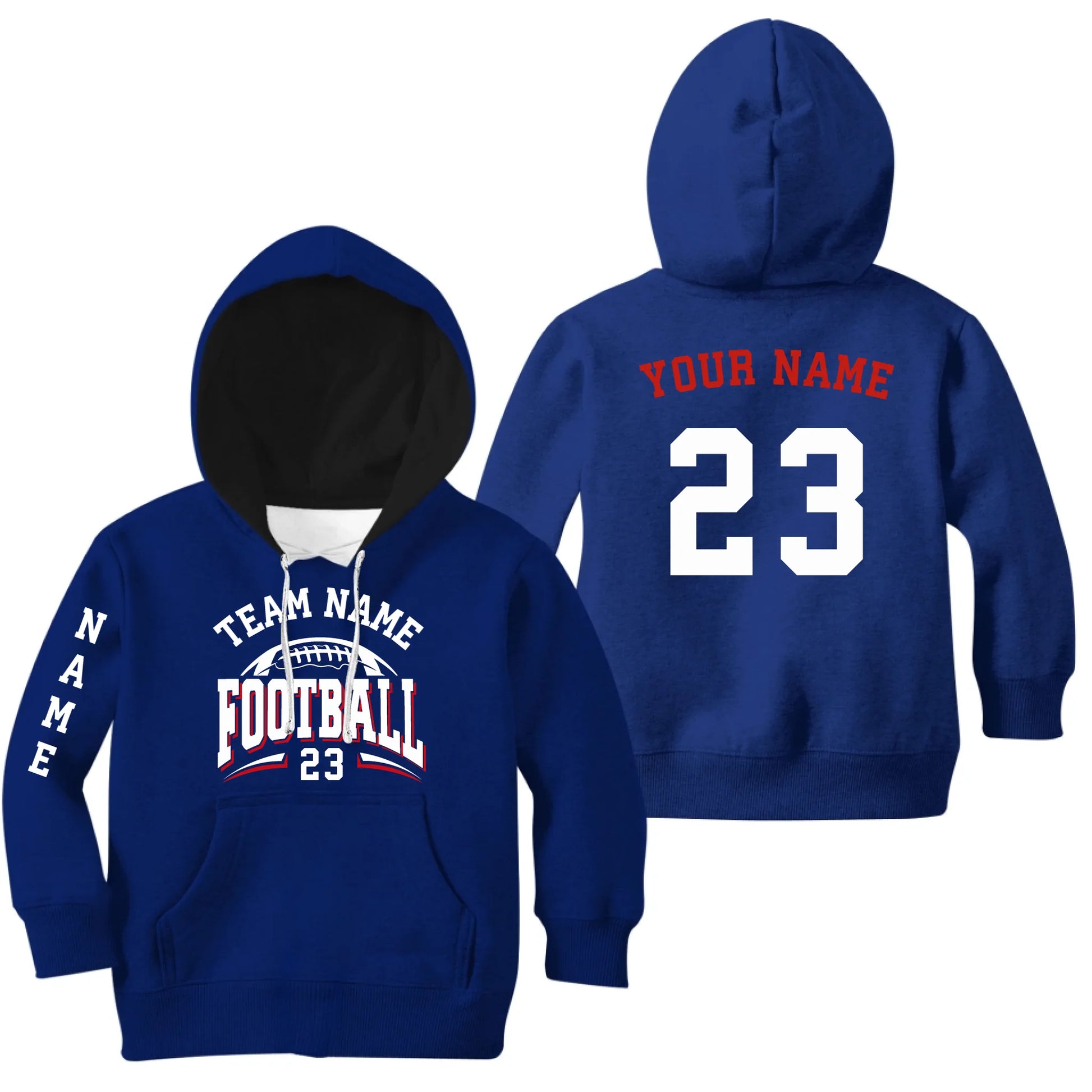 Kids Hoodie-Navy