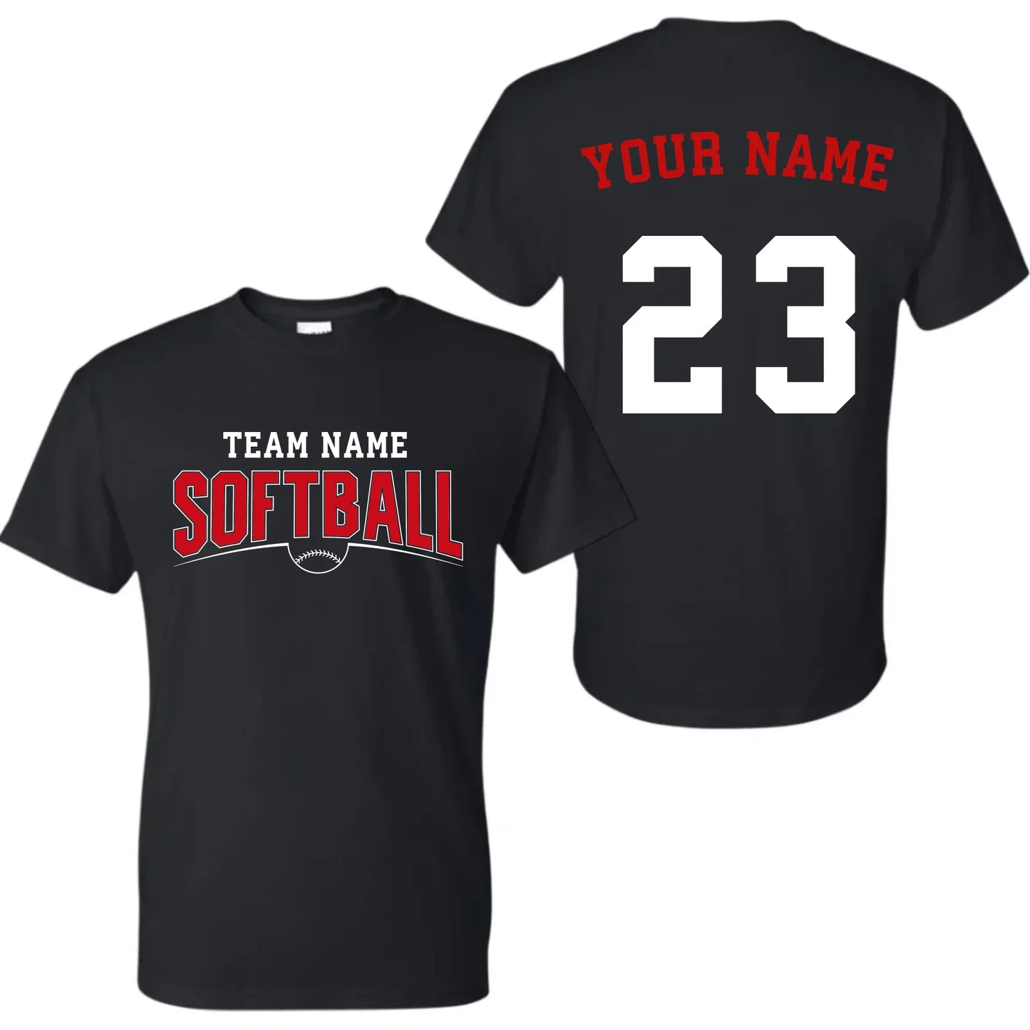 black t-shirt mk