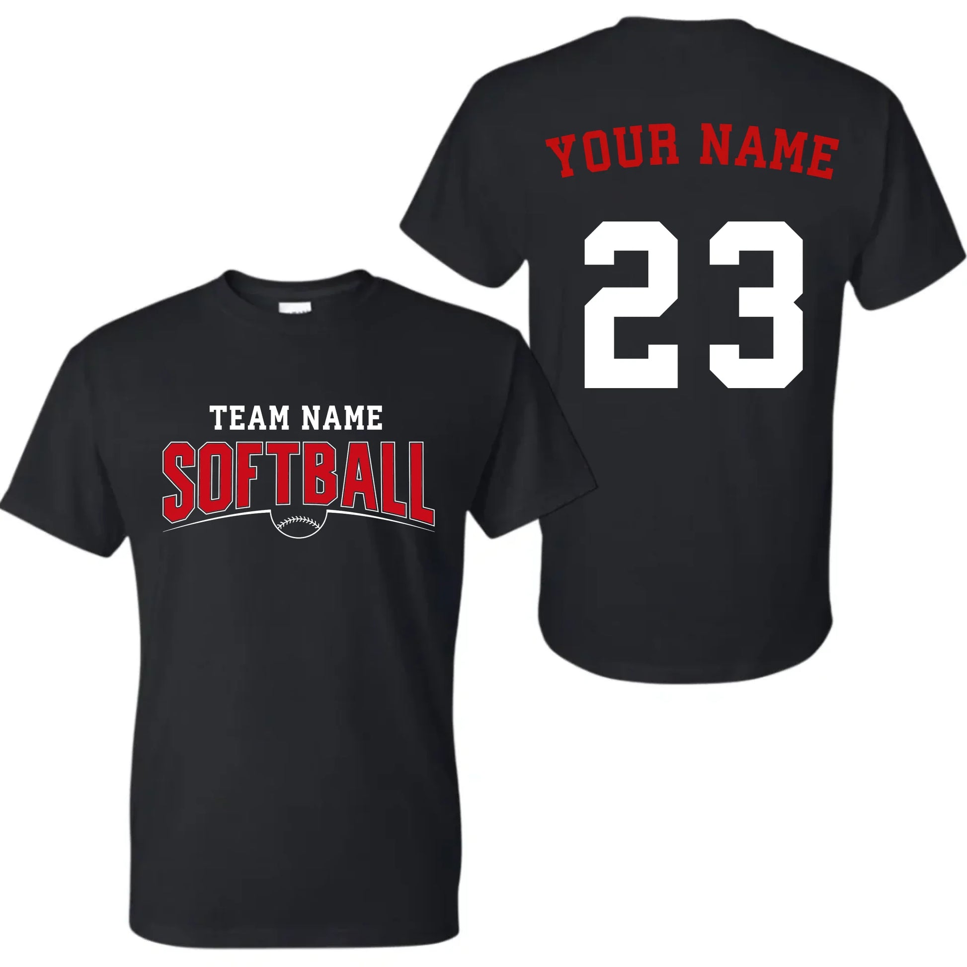 black t-shirt mk