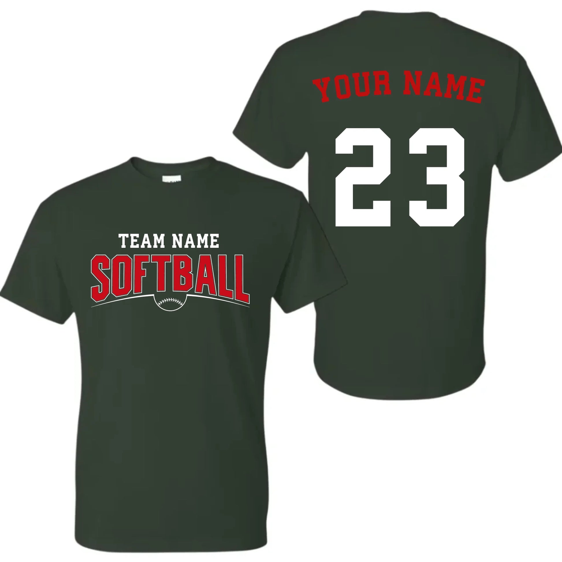 forest green t-shirt mk