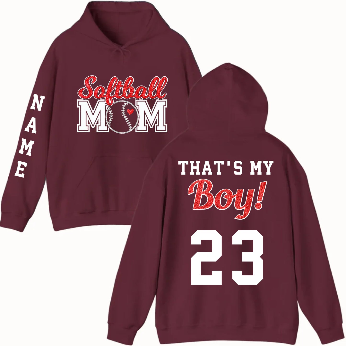 New Hoodie-Maroon