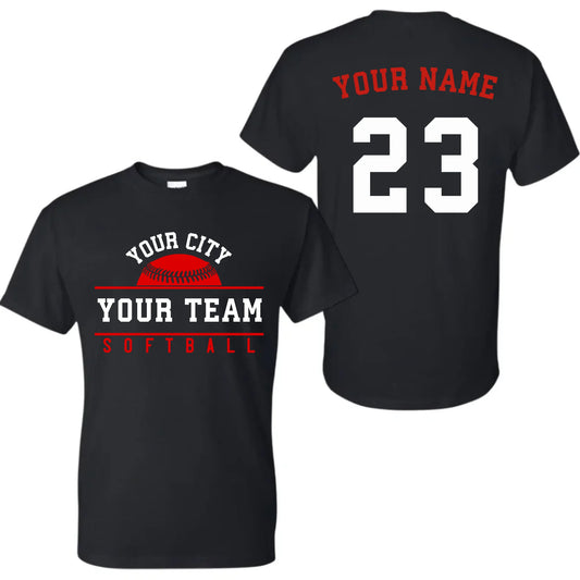 black t-shirt mk