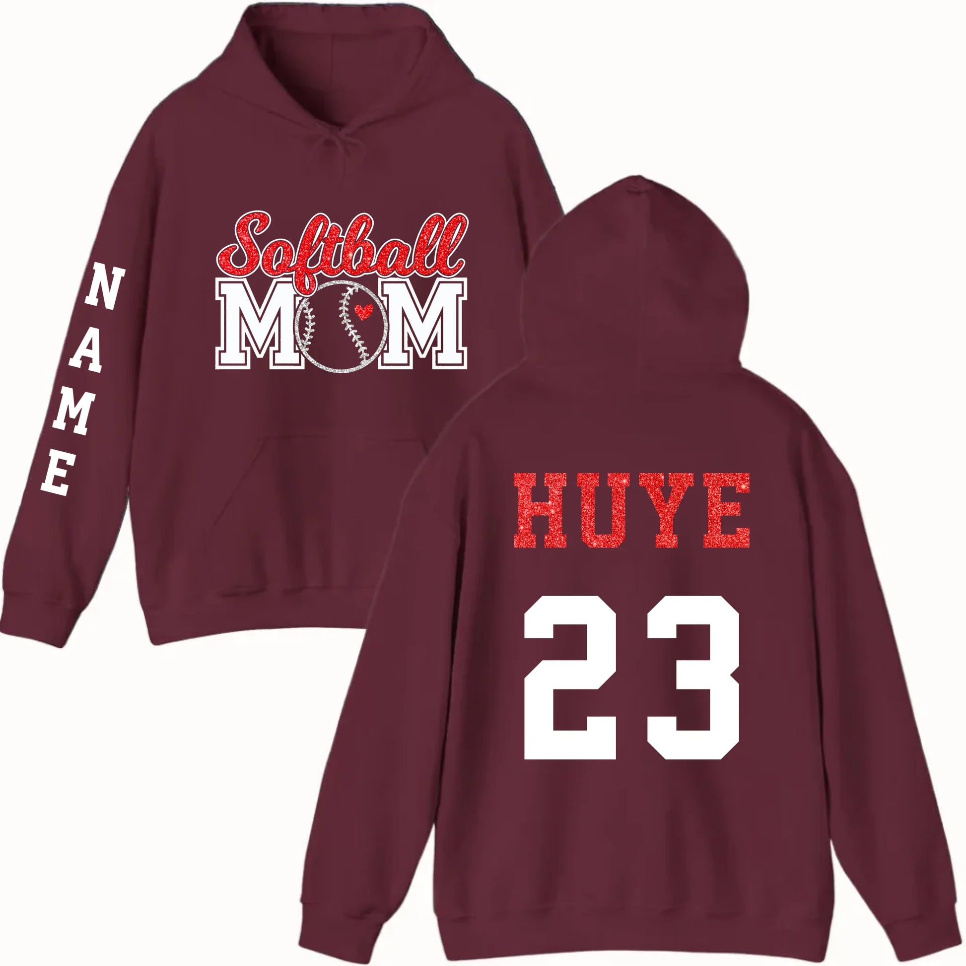 New Hoodie-Maroon