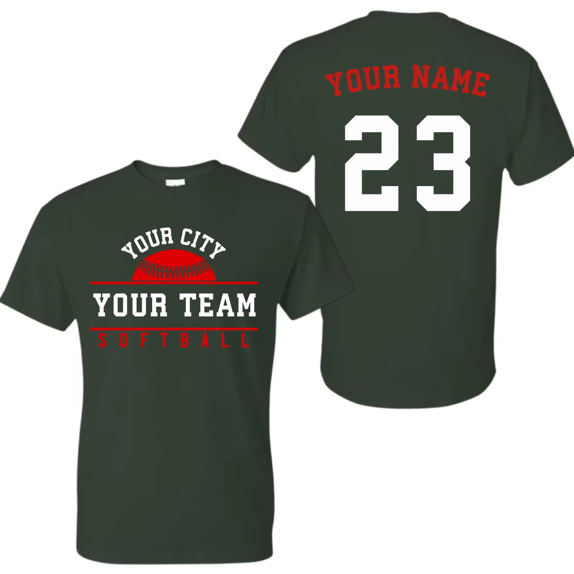 forest green t-shirt mk