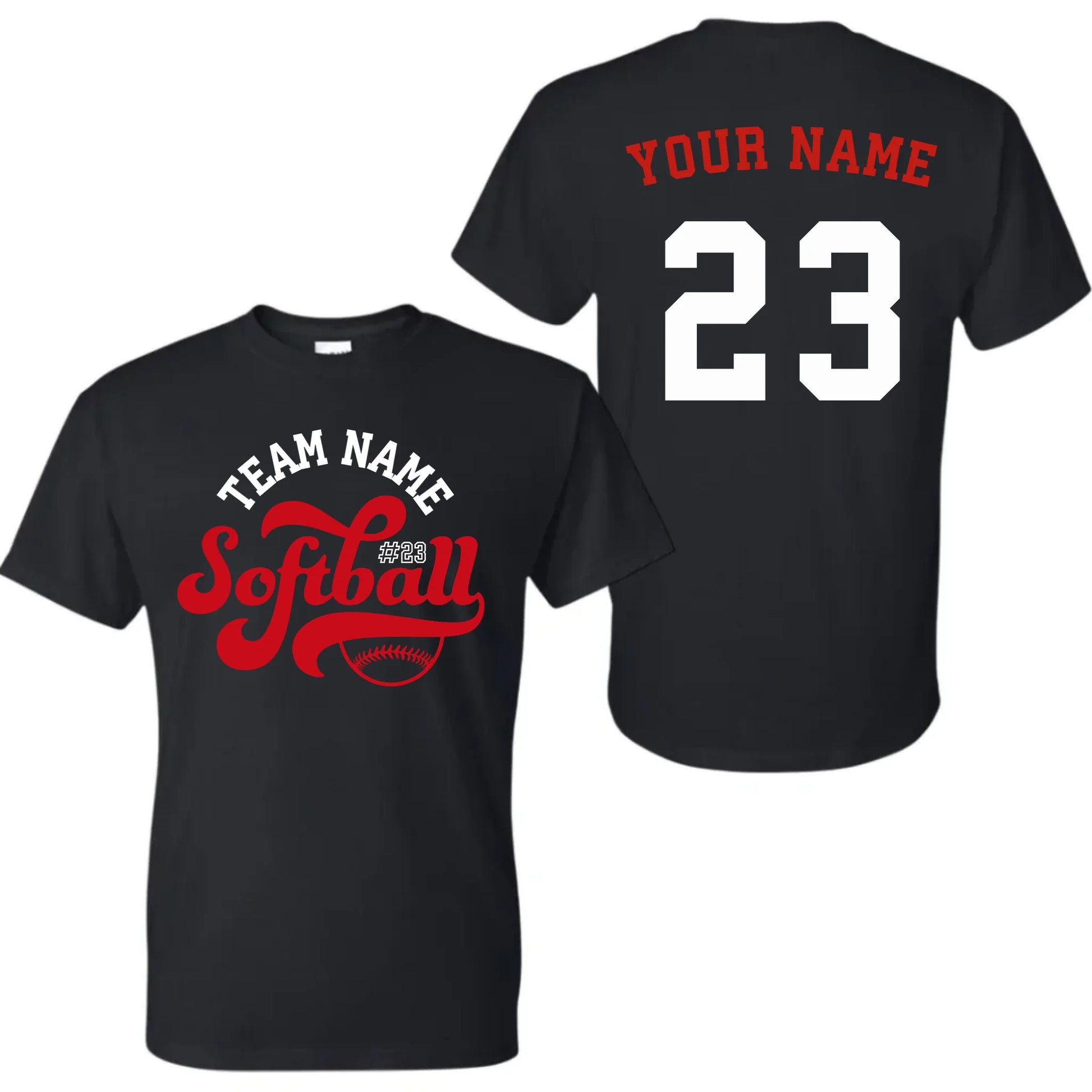 black t-shirt mk