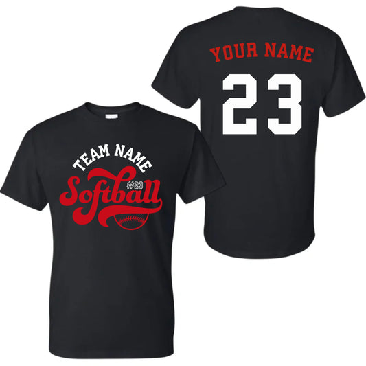 black t-shirt mk