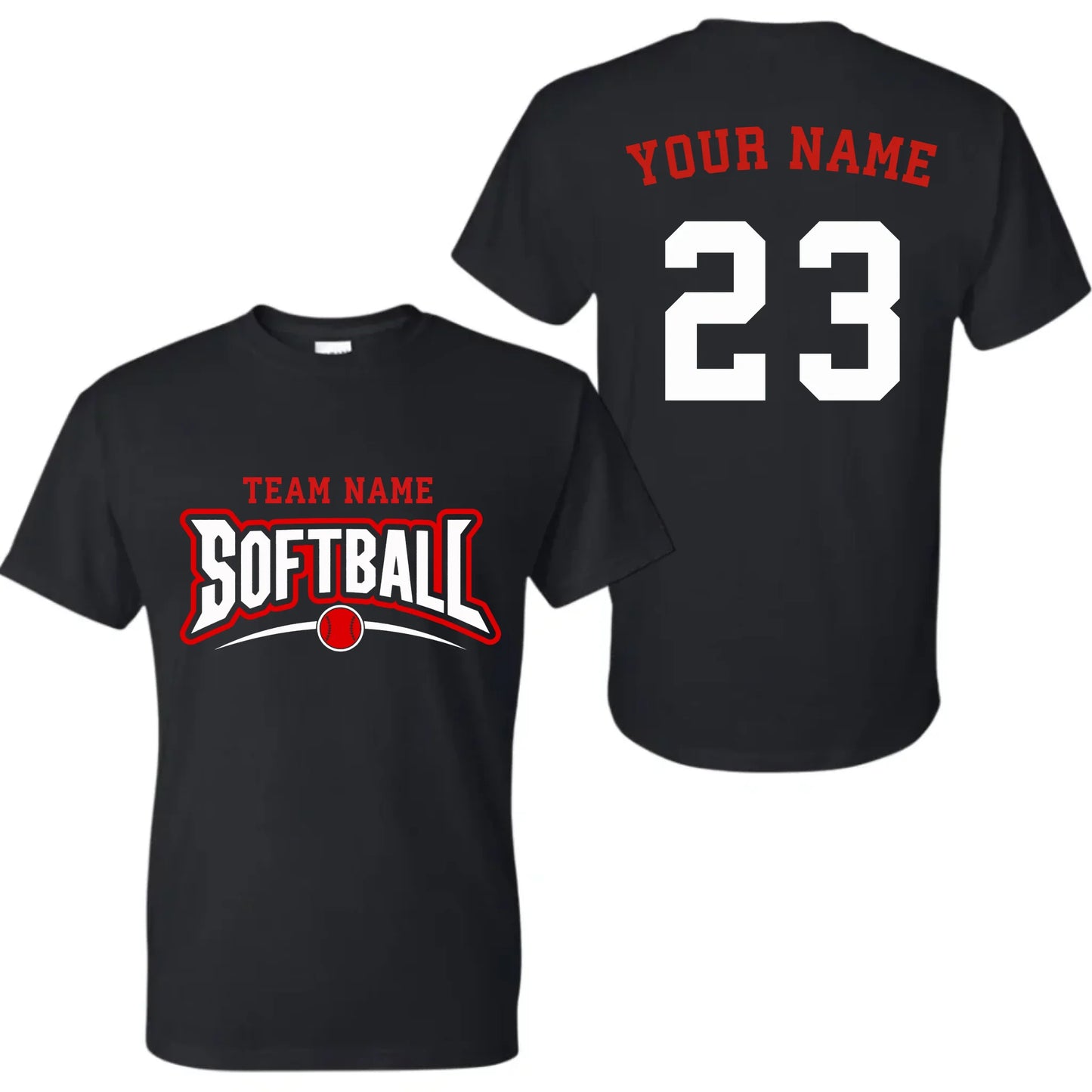 black t-shirt mk