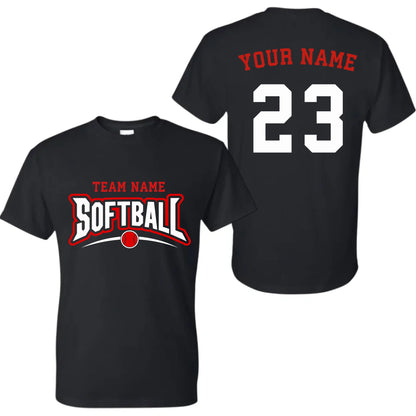 black t-shirt mk