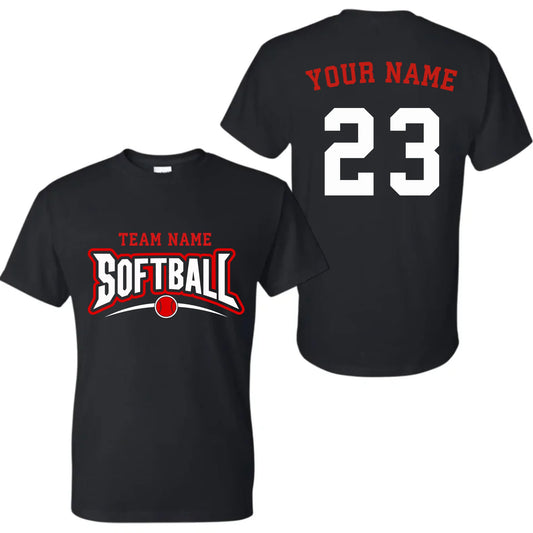 black t-shirt mk
