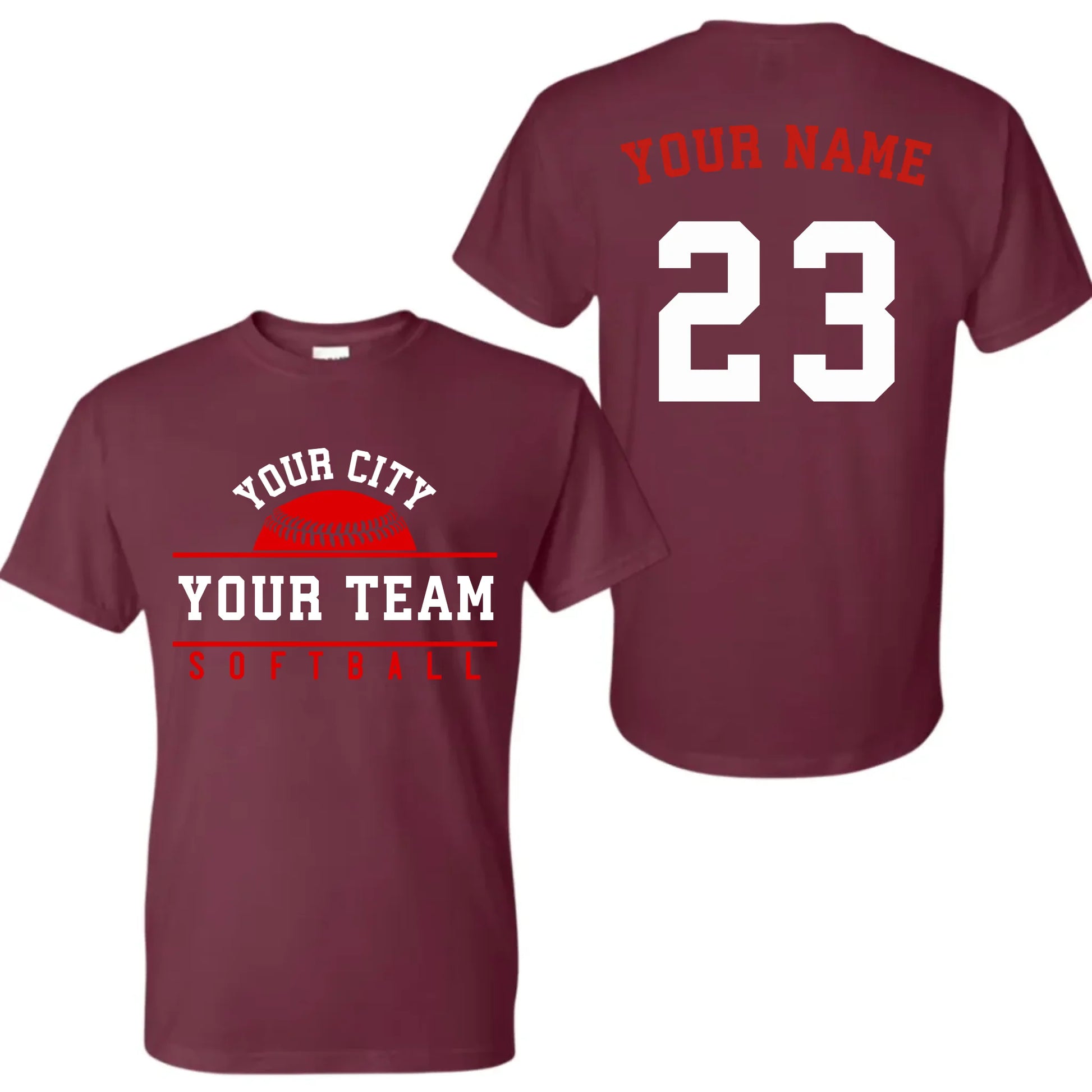 Maroon-mk-t-shirt