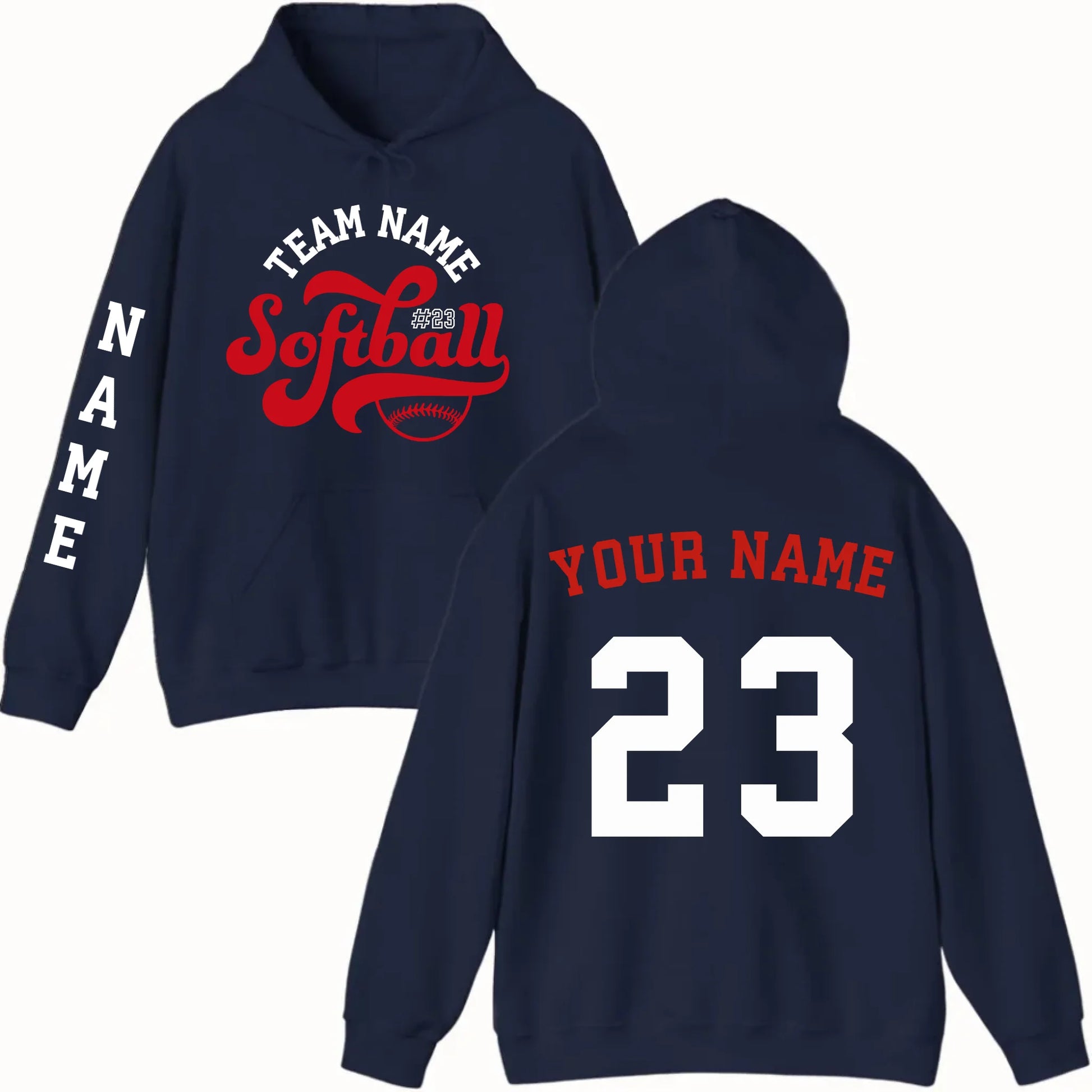 New Hoodie-navy