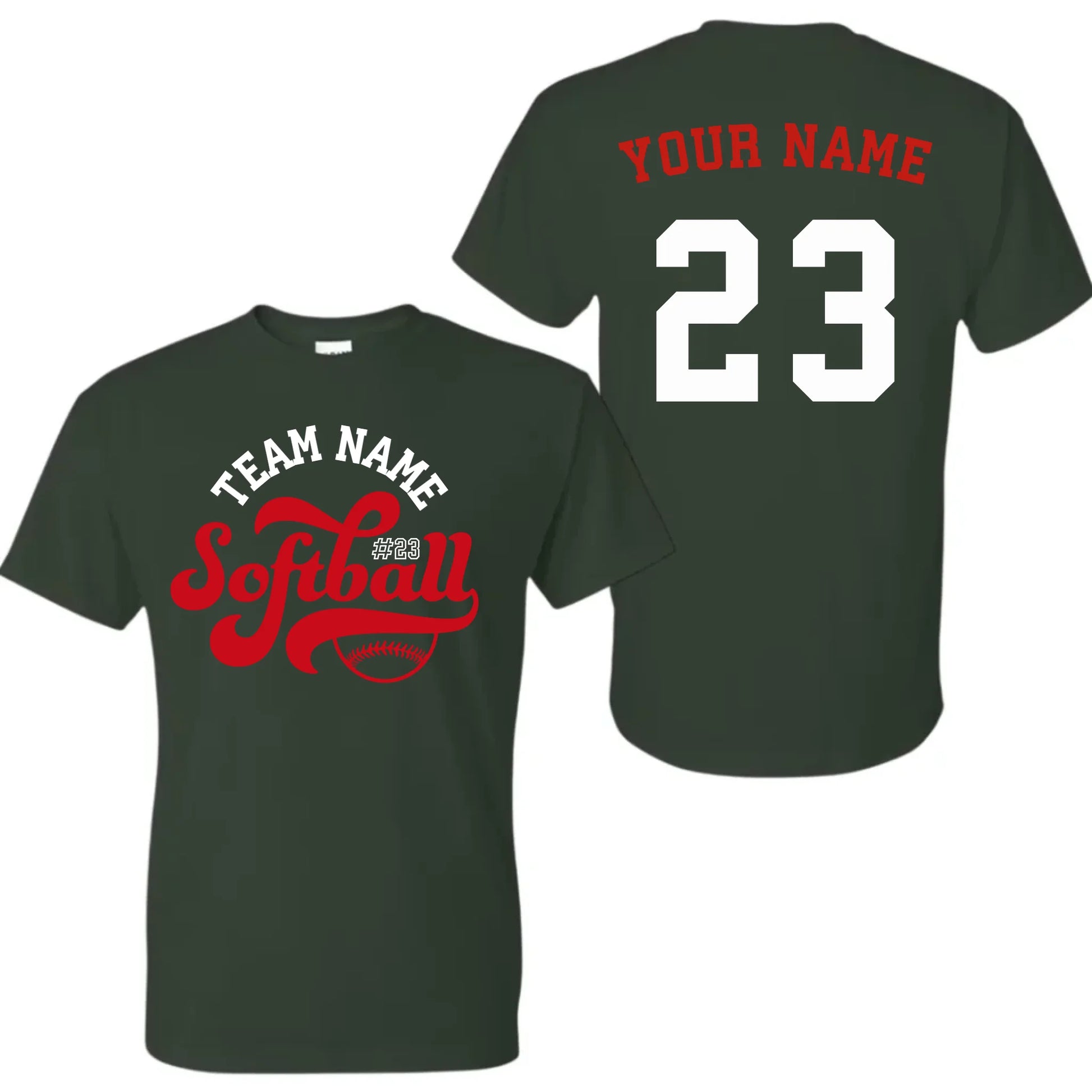 forest green t-shirt mk