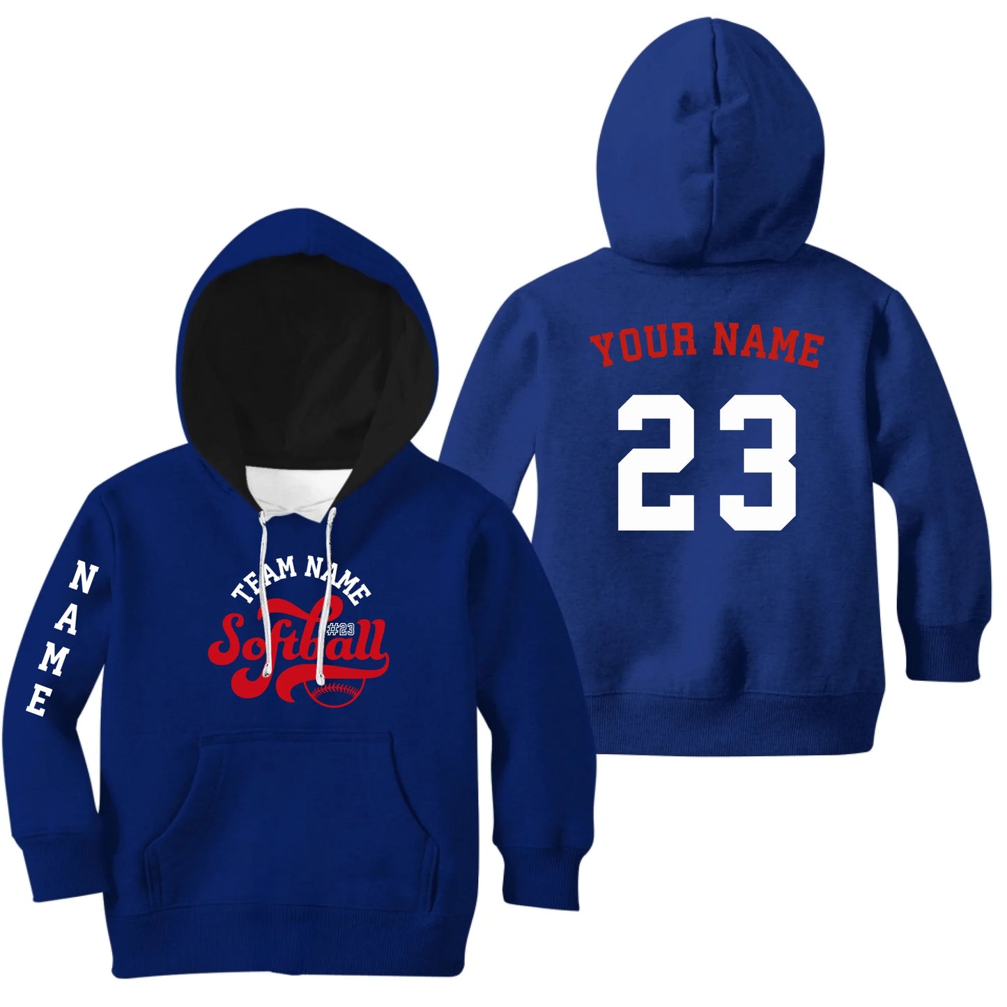 Kids Hoodie-Navy