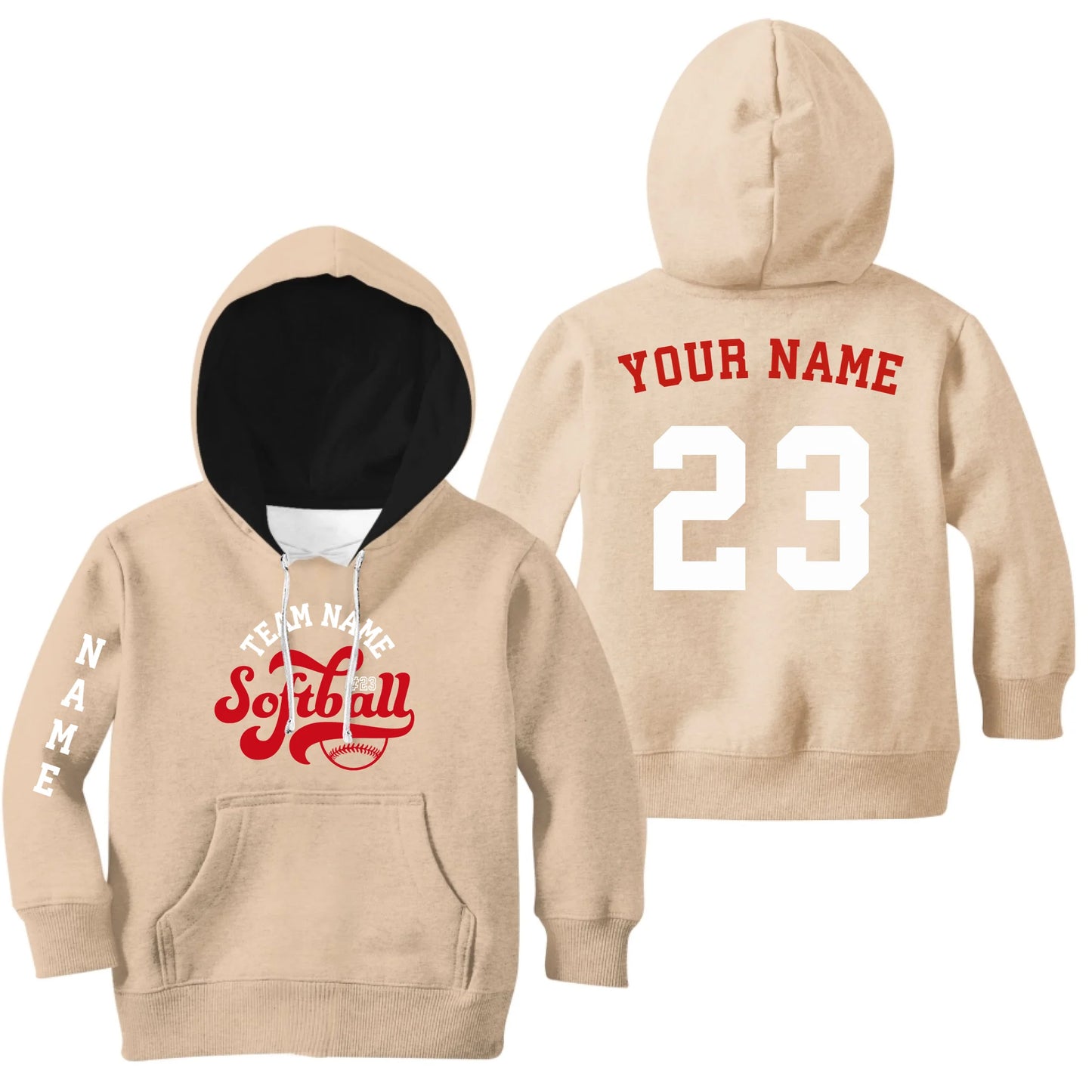 Kids Hoodie Sand