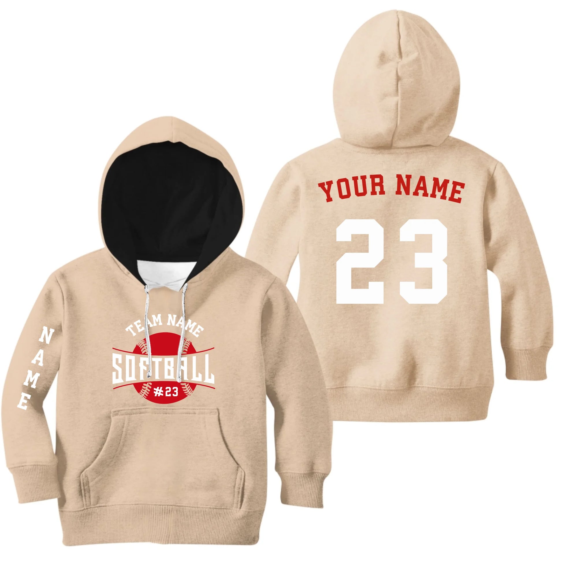 Kids Hoodie Sand