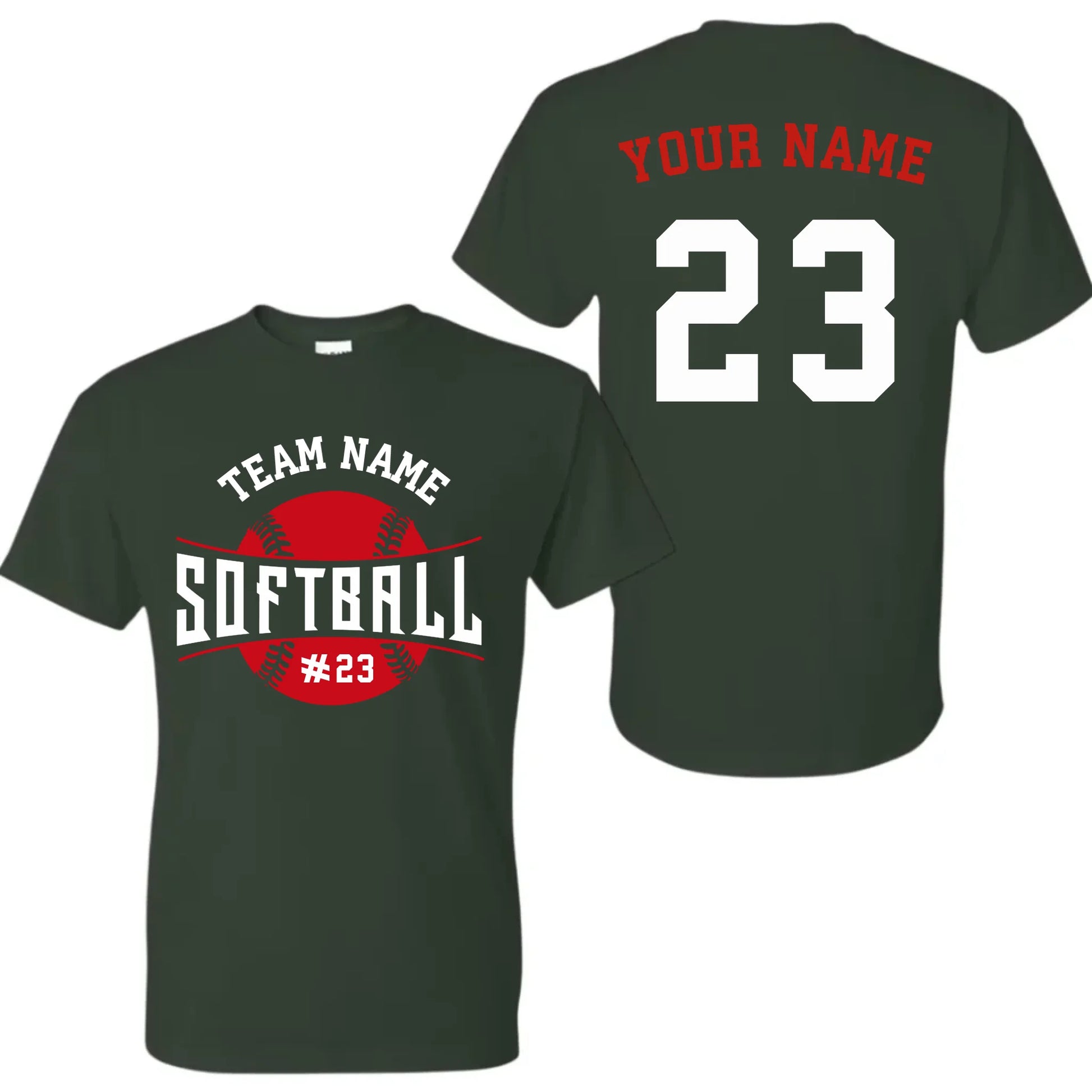 forest green t-shirt mk