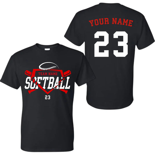 black t-shirt mk