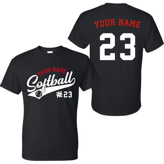 black t-shirt mk