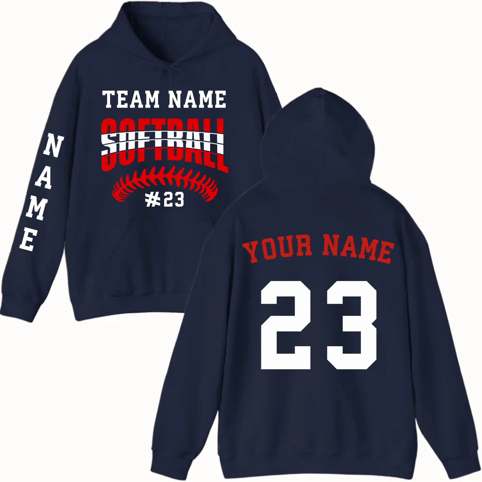 New Hoodie-navy