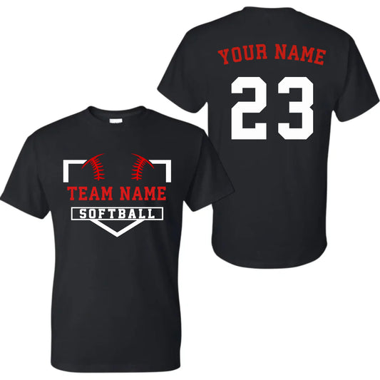 black t-shirt mk