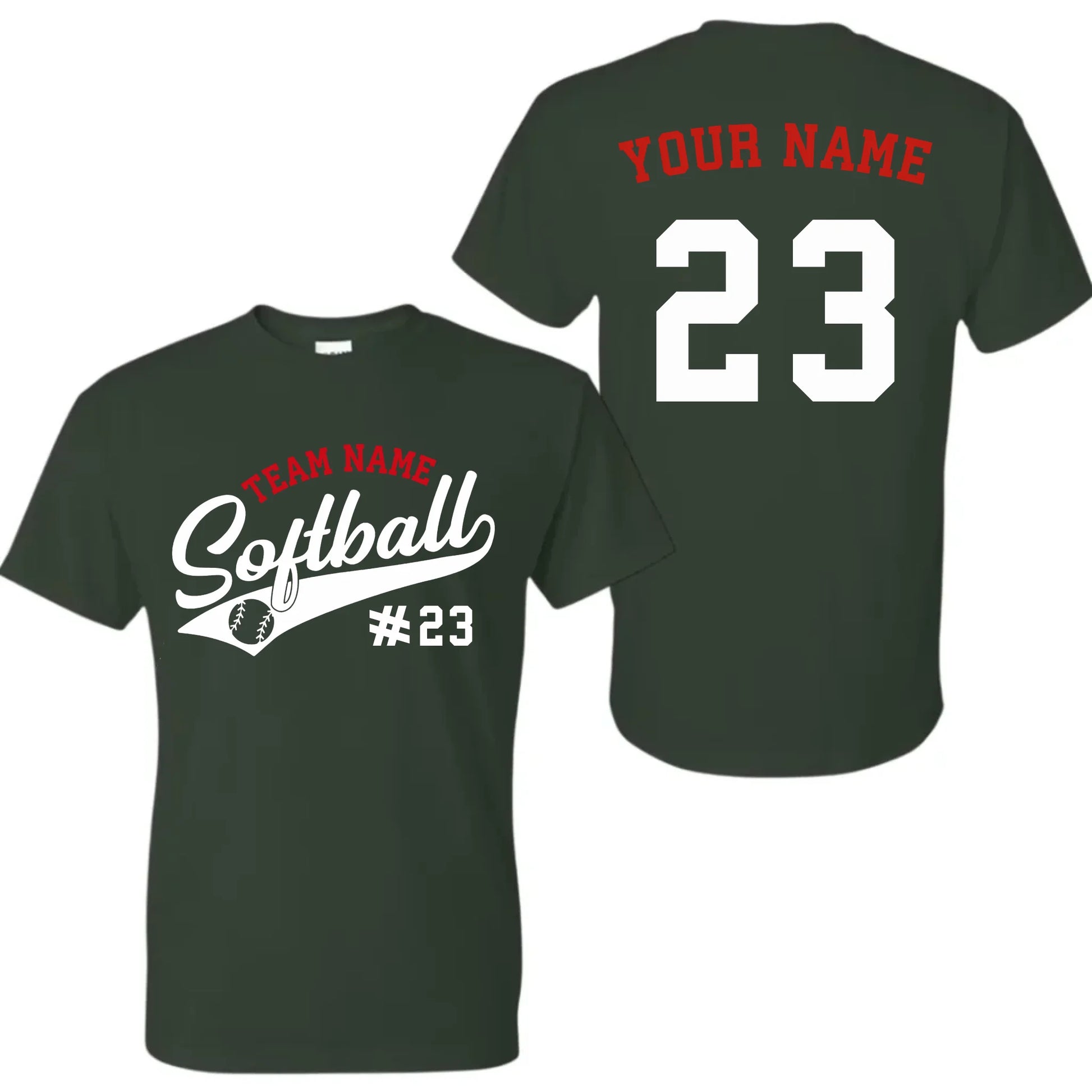 forest green t-shirt mk