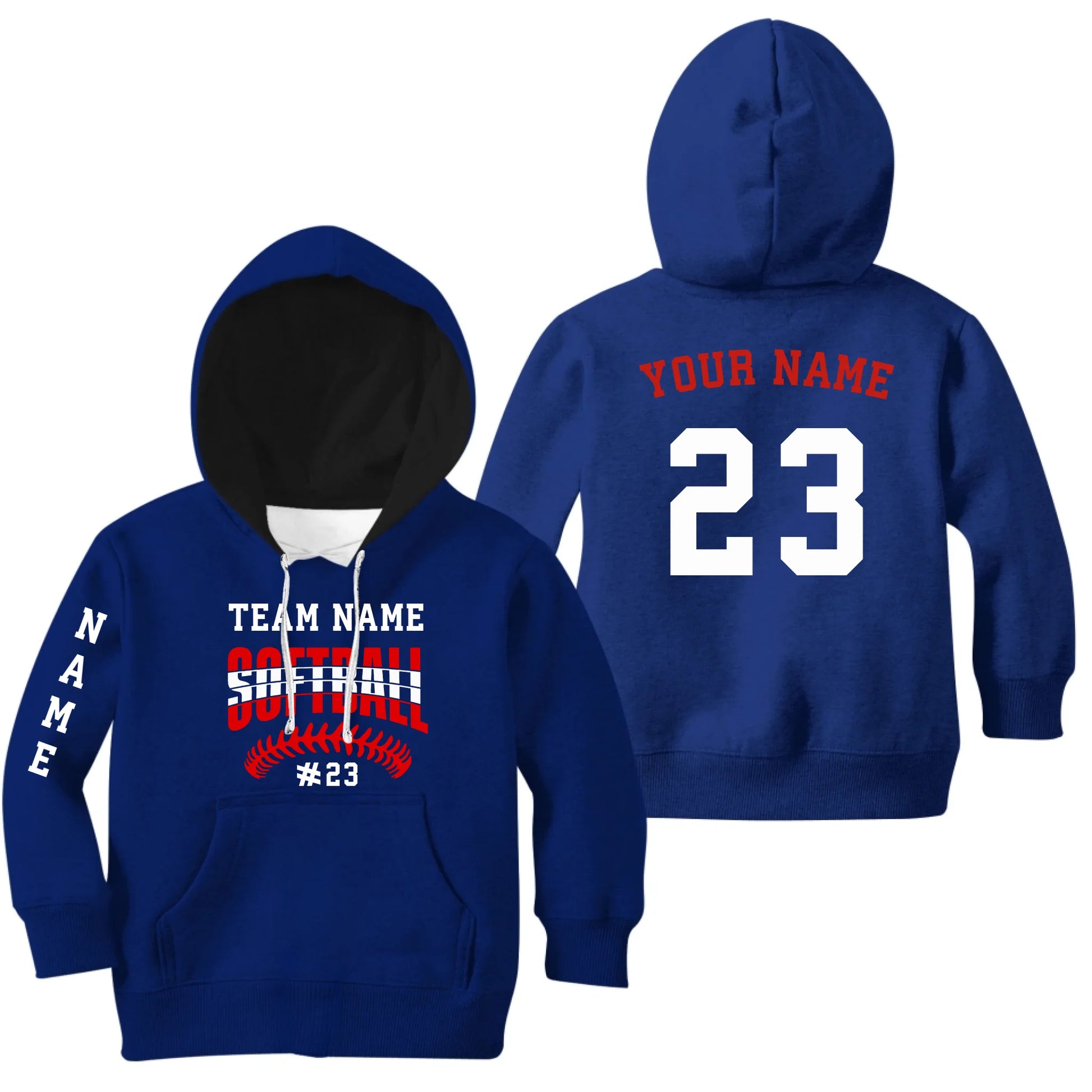 Kids Hoodie-Navy