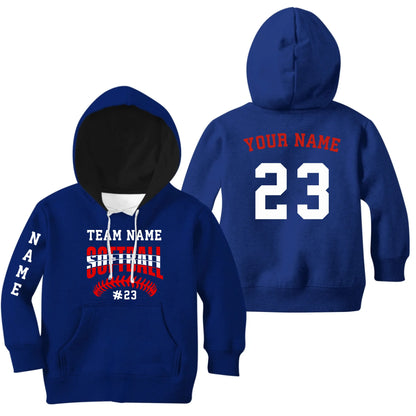 Kids Hoodie-Navy