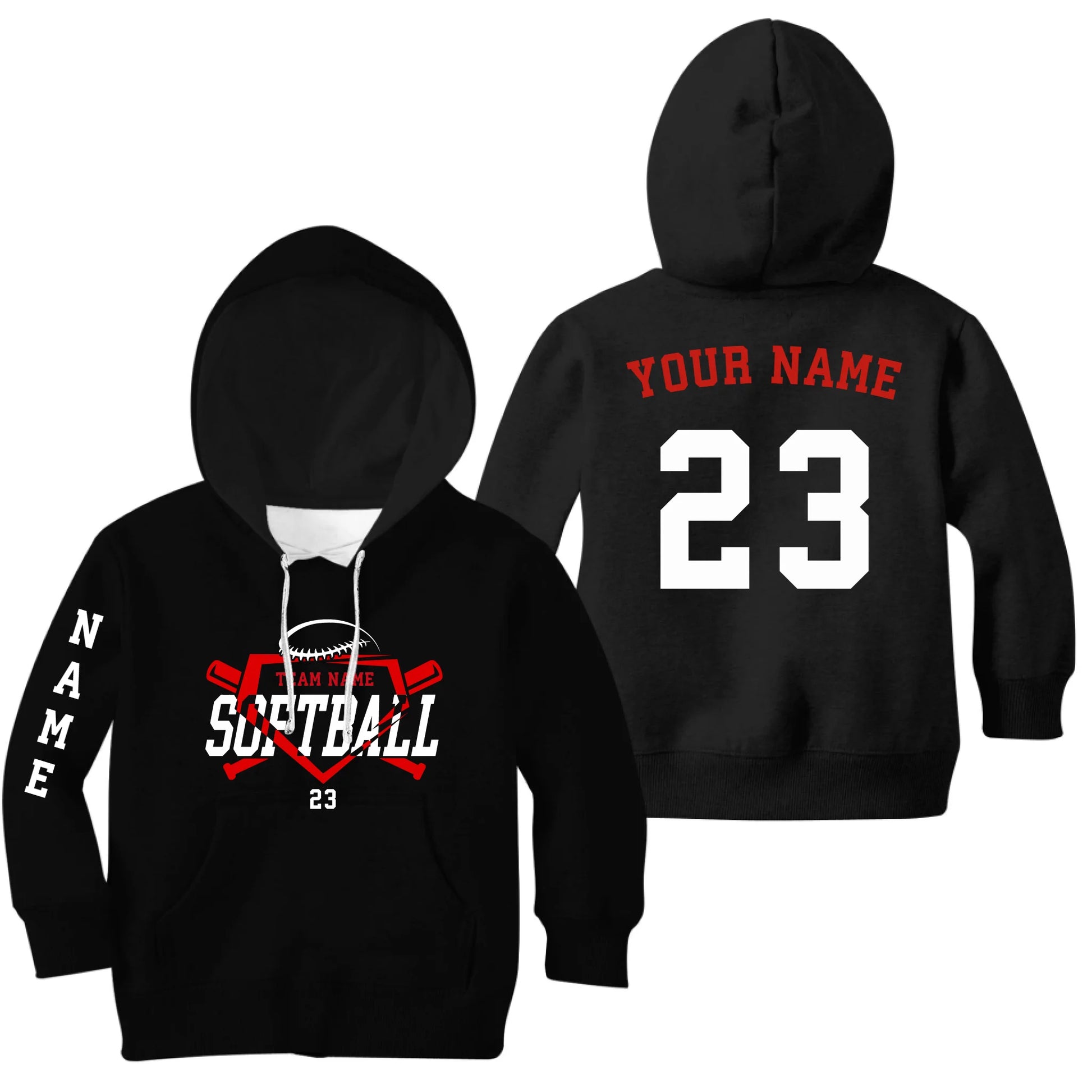 Kids Black Hoodie