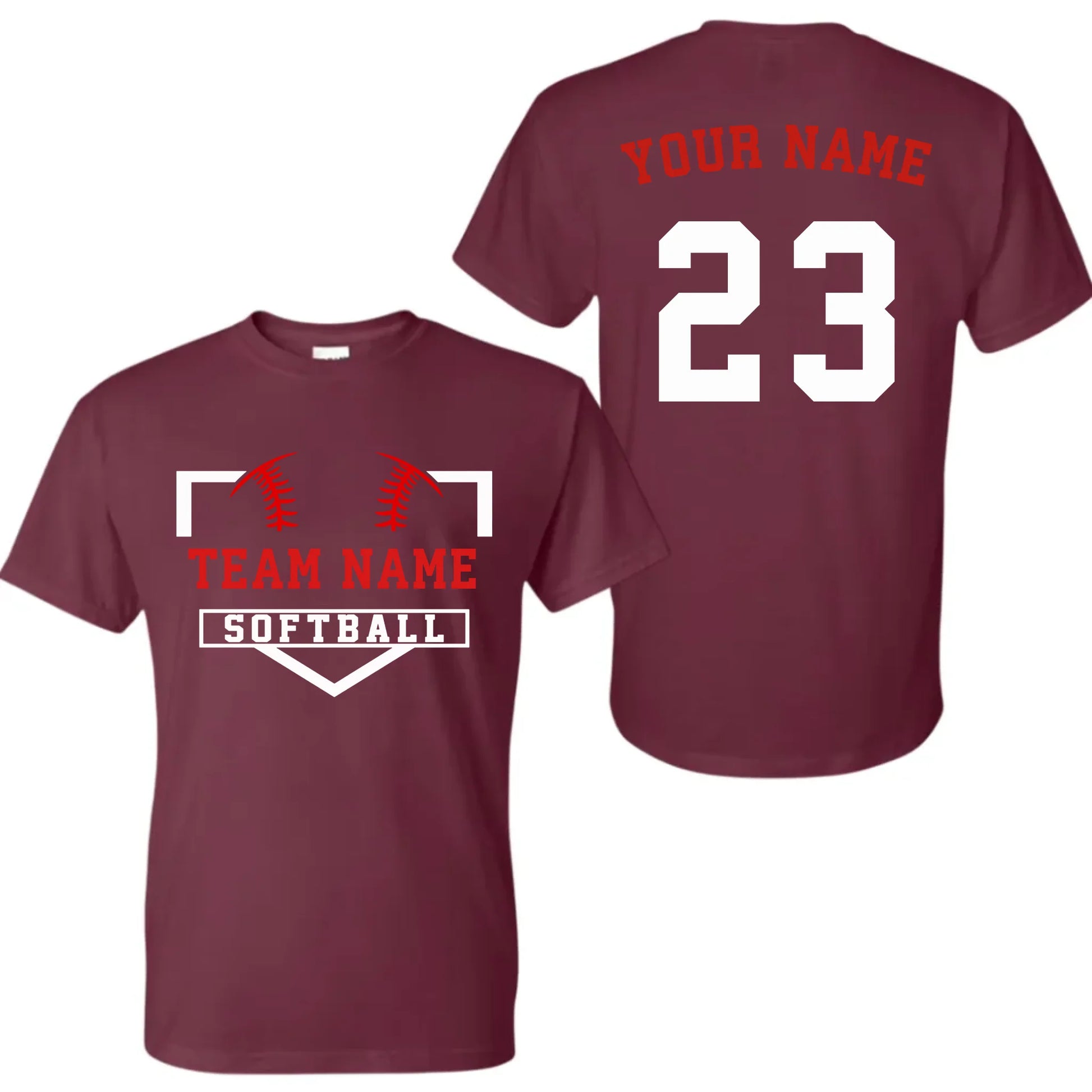 Maroon-mk-t-shirt