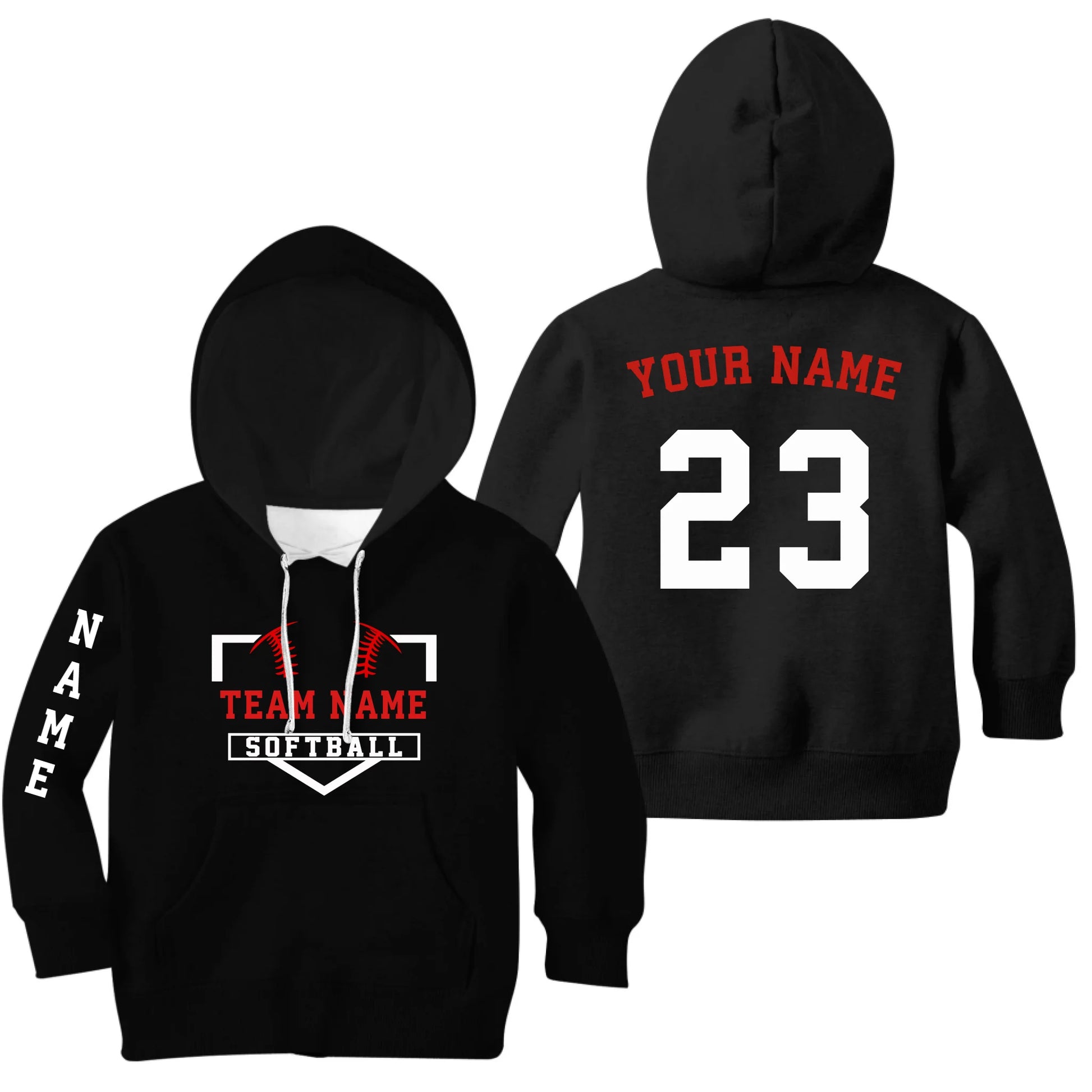Kids Black Hoodie